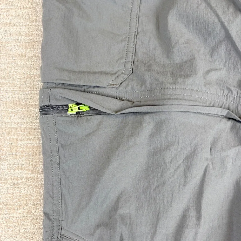 REI Co-op Sahara Convertible Pants Womens 14 Petite Gray Cargo Hiking Outdoor